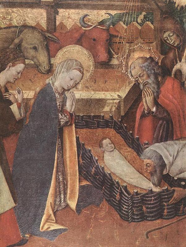MARTORELL, Bernat (Bernardo) The Nativity (detail) dh china oil painting image